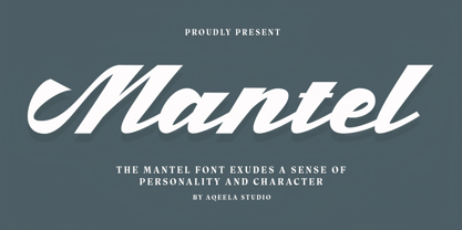 Mantel Font Poster 1