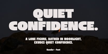 Kander Font Poster 12