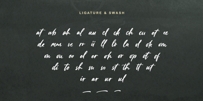 Calista Smith Font Poster 9