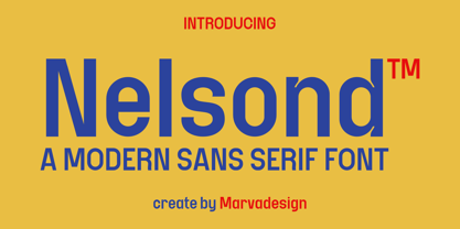 Nelsond Font Poster 1