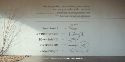 Nevalona Font Poster 7