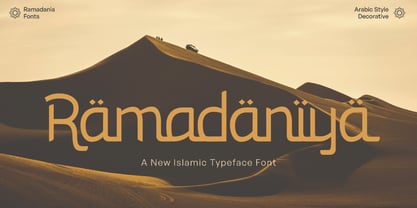Ramadaniya Font Poster 1