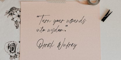 Nola Tenley Font Poster 5