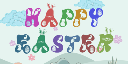 Easter Family Font Poster 2