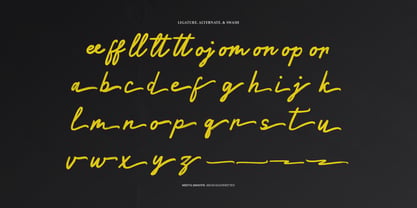 Mietta Smooth Font Poster 12