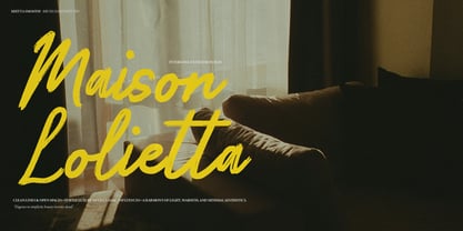 Mietta Smooth Font Poster 5