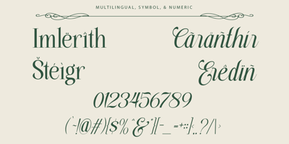 Trendsetter Prestige Font Poster 13