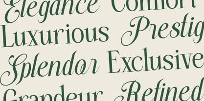 Trendsetter Prestige Font Poster 3