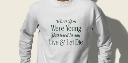 Trendsetter Prestige Font Poster 7