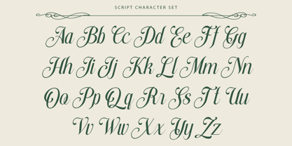 Trendsetter Prestige Font Poster 11