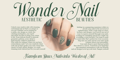 Trendsetter Prestige Font Poster 8