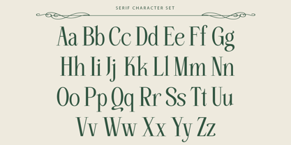 Trendsetter Prestige Font Poster 12