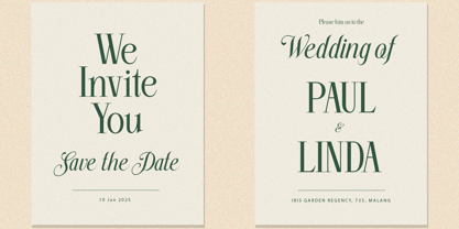 Trendsetter Prestige Font Poster 6