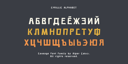 Cave Age Font Poster 6