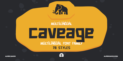 Cave Age Font Poster 1