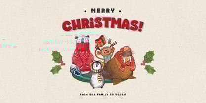 Fox Chibi Font Poster 3