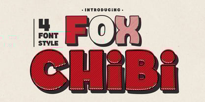 Fox Chibi Font Poster 1