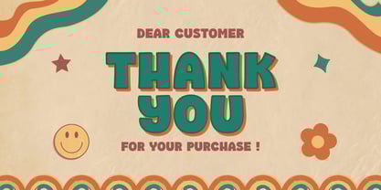 Fox Chibi Font Poster 13