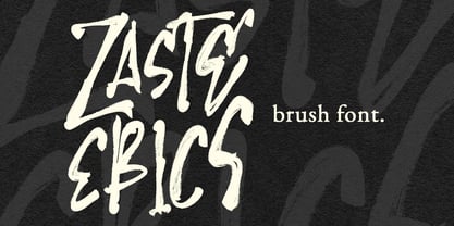 MC Zaste Ebics Font Poster 1