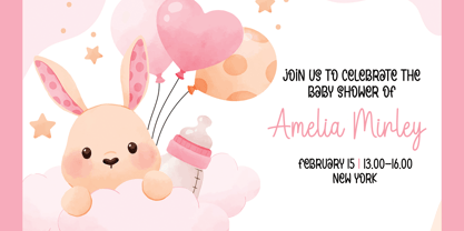 Birthday Cupcake Font Poster 4