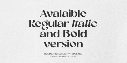 Romantic Harmony Font Poster 11