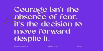 Romantic Harmony Font Poster 4