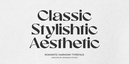 Romantic Harmony Font Poster 2