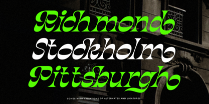 Rosback Font Poster 5