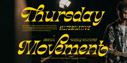 Rosback Font Poster 4