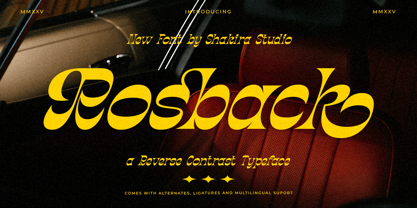 Rosback Font Poster 1