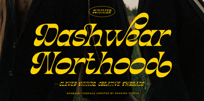 Rosback Font Poster 6