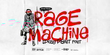 Rage Machine Font Poster 1