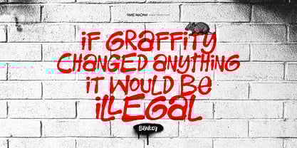 Rage Machine Font Poster 5