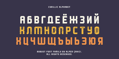Robust Font Poster 9