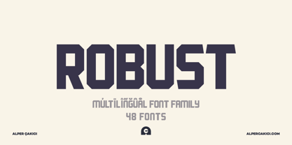 Robust Font Poster 11