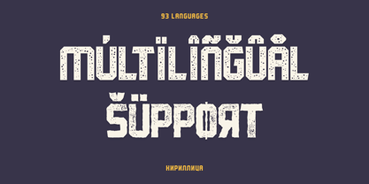 Robust Font Poster 2