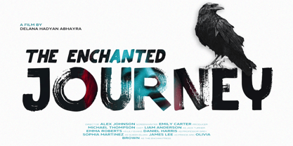 Historic Grunge Font Poster 5