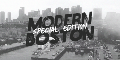 Historic Grunge Font Poster 3