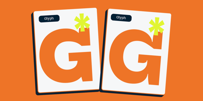 TBJ Goslap Font Poster 5