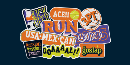 TBJ Goslap Font Poster 12