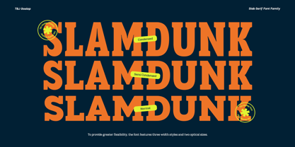 TBJ Goslap Font Poster 7