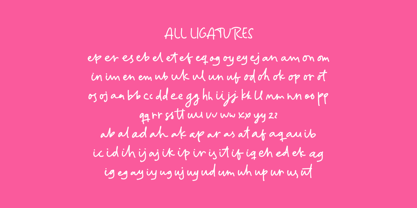 The Happy Duckey Font Poster 7