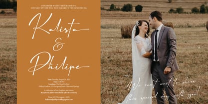 Astelafisa Font Poster 6