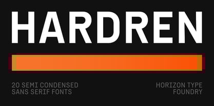 Hardren Font Poster 1