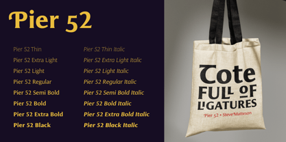 Pier52 Font Poster 5