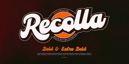Recolla Font Poster 1