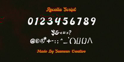 Recolla Font Poster 10