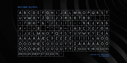 Recoma Font Poster 9