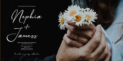 Sagara Amirenja Font Poster 6