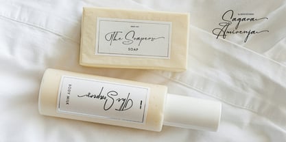 Sagara Amirenja Font Poster 7